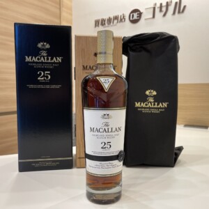ウイスキーの最高峰「ザ・マッカラン25年」高価買取致しました！